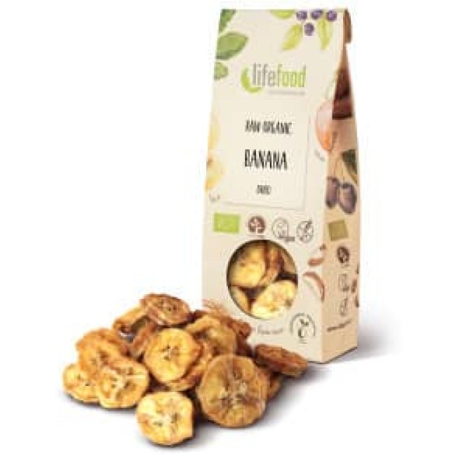 Banane uscate raw bio 100g Lifefood